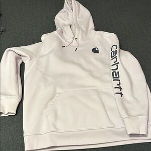 Carhartt Womens light purpleCream Hoodie Sweater